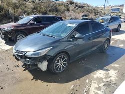 Salvage cars for sale from Copart Reno, NV: 2017 Chevrolet Cruze LT