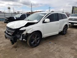 Salvage cars for sale at Chicago Heights, IL auction: 2015 Dodge Journey Crossroad