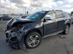 Salvage cars for sale from Copart Colton, CA: 2017 Chevrolet Equinox Premier