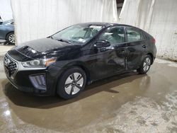 Salvage cars for sale from Copart Central Square, NY: 2021 Hyundai Ioniq Blue