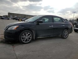 Salvage cars for sale at Wilmer, TX auction: 2015 Nissan Sentra S