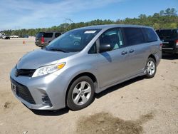 Salvage cars for sale at Greenwell Springs, LA auction: 2018 Toyota Sienna L