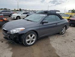 Salvage cars for sale at Riverview, FL auction: 2007 Toyota Camry Solara SE