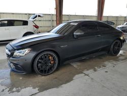 Salvage cars for sale at Homestead, FL auction: 2017 Mercedes-Benz C 63 AMG-S