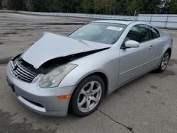 Infiniti G35 salvage cars for sale: 2004 Infiniti G35