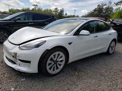 Salvage cars for sale at Riverview, FL auction: 2023 Tesla Model 3