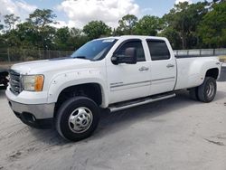 Salvage cars for sale from Copart Fort Pierce, FL: 2012 GMC Sierra K3500 SLE