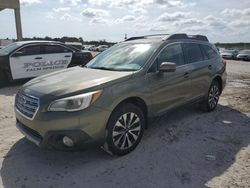 Salvage cars for sale from Copart West Palm Beach, FL: 2015 Subaru Outback 2.5I Limited