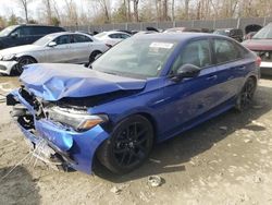Salvage cars for sale at Waldorf, MD auction: 2022 Honda Civic Sport