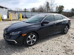 Salvage cars for sale at West Warren, MA auction: 2020 Honda Civic LX