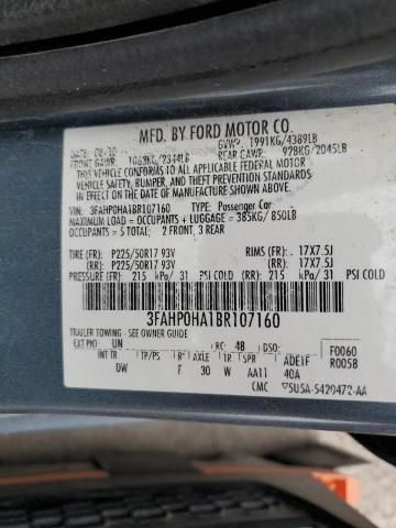 2011 Ford Fusion SE