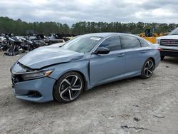 Salvage cars for sale at Florence, MS auction: 2021 Honda Accord Sport