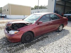 Salvage cars for sale from Copart Ellenwood, GA: 2002 Toyota Camry LE