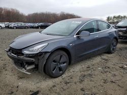 Salvage cars for sale from Copart Windsor, NJ: 2018 Tesla Model 3