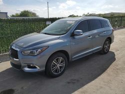 Salvage cars for sale from Copart Orlando, FL: 2017 Infiniti QX60