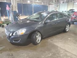 Salvage cars for sale at Woodhaven, MI auction: 2012 Volvo S60 T5