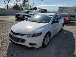 Carros dañados por granizo a la venta en subasta: 2018 Chevrolet Malibu LS