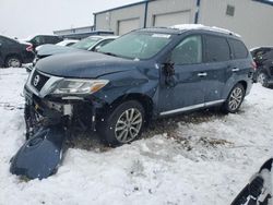 Salvage cars for sale at Wayland, MI auction: 2015 Nissan Pathfinder S