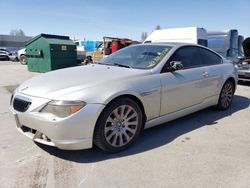 Salvage cars for sale from Copart Hayward, CA: 2007 BMW 650 I