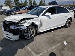 Salvage cars for sale from Copart Rancho Cucamonga, CA: 2014 Audi A4 Premium Plus