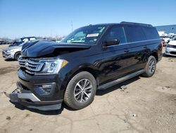 Salvage cars for sale at Woodhaven, MI auction: 2019 Ford Expedition Max XLT