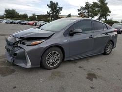 Salvage cars for sale from Copart San Martin, CA: 2018 Toyota Prius Prime