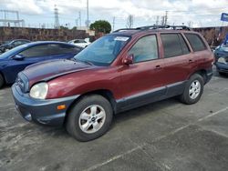 Hyundai Santa FE G salvage cars for sale: 2005 Hyundai Santa FE G