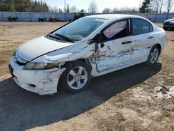 Salvage cars for sale from Copart Ontario Auction, ON: 2010 Honda Civic DX-G