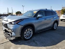 Vehiculos salvage en venta de Copart Wilmington, CA: 2021 Toyota Highlander Hybrid Limited