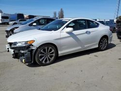 Salvage cars for sale from Copart Hayward, CA: 2015 Honda Accord EXL