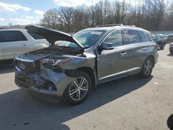 Salvage cars for sale from Copart Glassboro, NJ: 2019 Infiniti QX60 Luxe