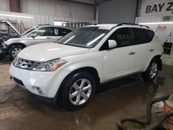 Nissan salvage cars for sale: 2007 Nissan Murano SL