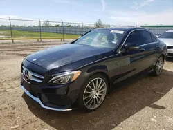Salvage cars for sale at Houston, TX auction: 2017 Mercedes-Benz C300
