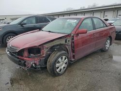Salvage cars for sale at Louisville, KY auction: 2004 Toyota Camry LE