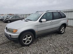 Salvage cars for sale from Copart Columbus, OH: 2002 BMW X5 3.0I