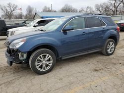 Salvage cars for sale from Copart Wichita, KS: 2017 Chevrolet Equinox LT