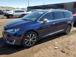 Salvage cars for sale at Colorado Springs, CO auction: 2017 Chrysler Pacifica Limited