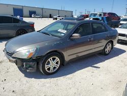 Honda Accord EX salvage cars for sale: 2007 Honda Accord EX