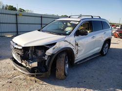 Salvage cars for sale at New Braunfels, TX auction: 2016 Toyota Highlander Limited