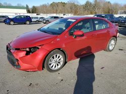 Salvage cars for sale at Assonet, MA auction: 2021 Toyota Corolla LE