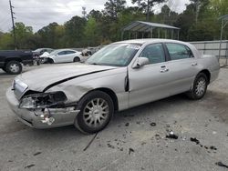 Salvage cars for sale at Savannah, GA auction: 2006 Lincoln Town Car Signature