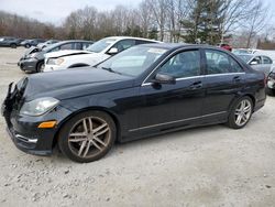 Salvage cars for sale at North Billerica, MA auction: 2012 Mercedes-Benz C 300 4matic