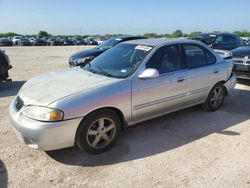 Salvage cars for sale at San Antonio, TX auction: 2003 Nissan Sentra XE