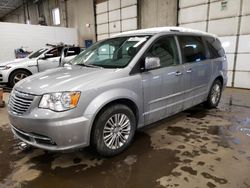 Salvage cars for sale from Copart Blaine, MN: 2015 Chrysler Town & Country Touring L