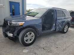 Salvage cars for sale from Copart Houston, TX: 2021 Ford Explorer XLT