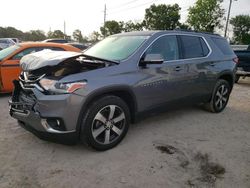 Chevrolet salvage cars for sale: 2019 Chevrolet Traverse LT