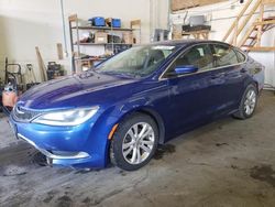 Chrysler 200 Limited salvage cars for sale: 2015 Chrysler 200 Limited