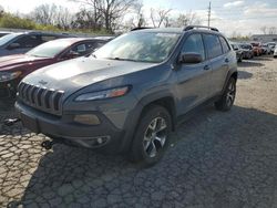 Jeep Cherokee salvage cars for sale: 2014 Jeep Cherokee Trailhawk