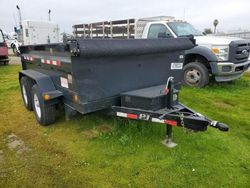 Salvage trucks for sale at Fresno, CA auction: 2016 Pjmf Dump