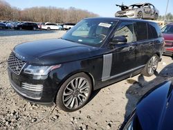 Salvage cars for sale from Copart Windsor, NJ: 2020 Land Rover Range Rover Autobiography